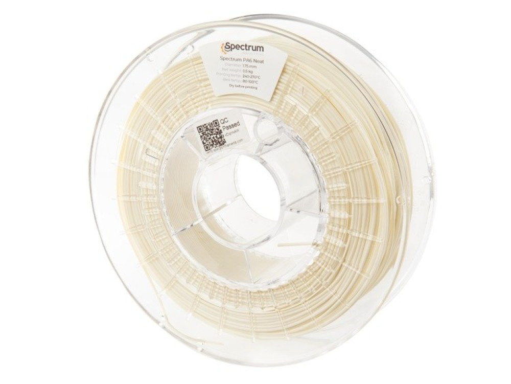 SPECTRUM FILAMENT PA6 NEAT 1.75mm NATUR 0.75kg